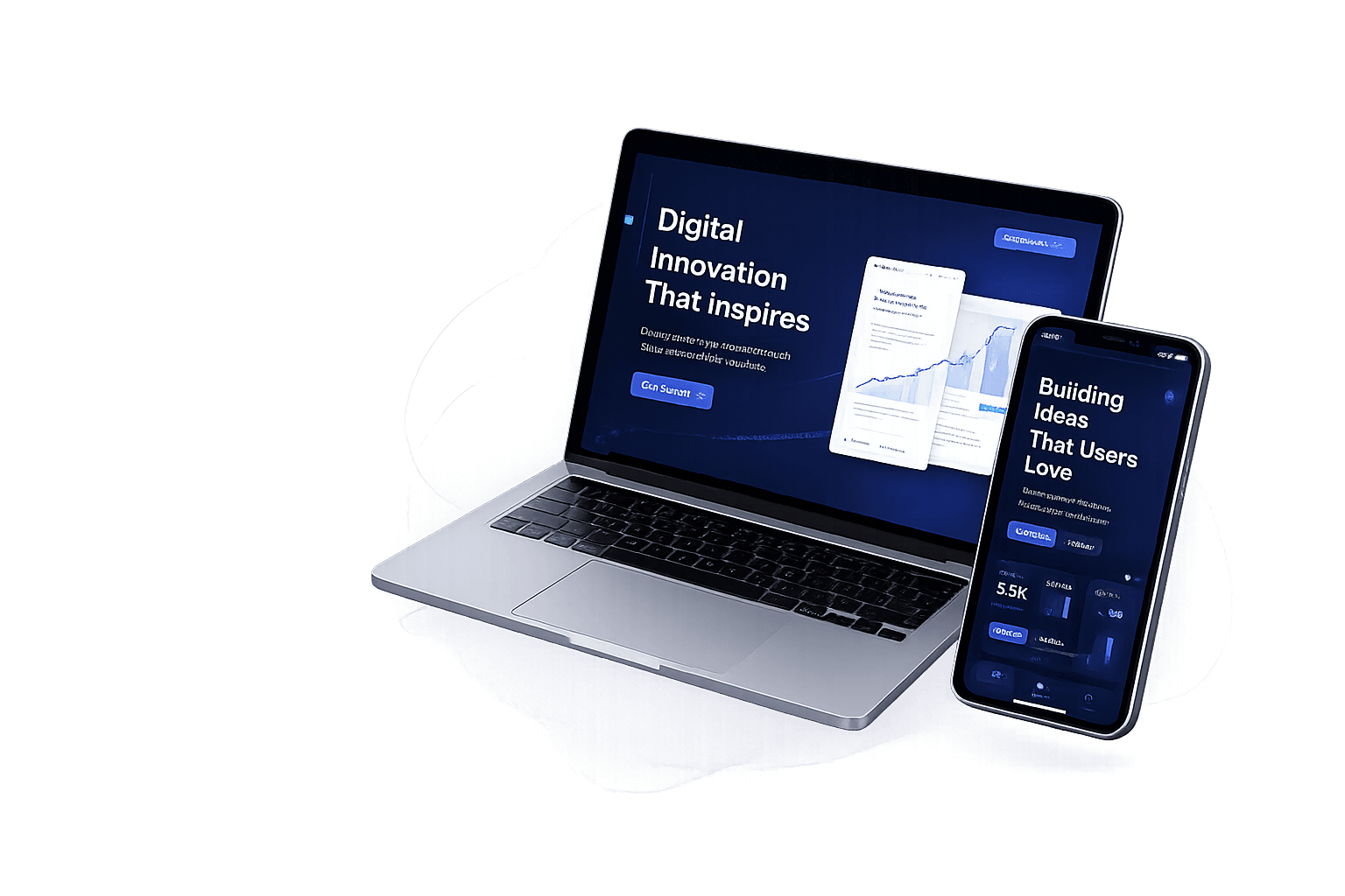 Vonix Soft Digital Innovation Mockup