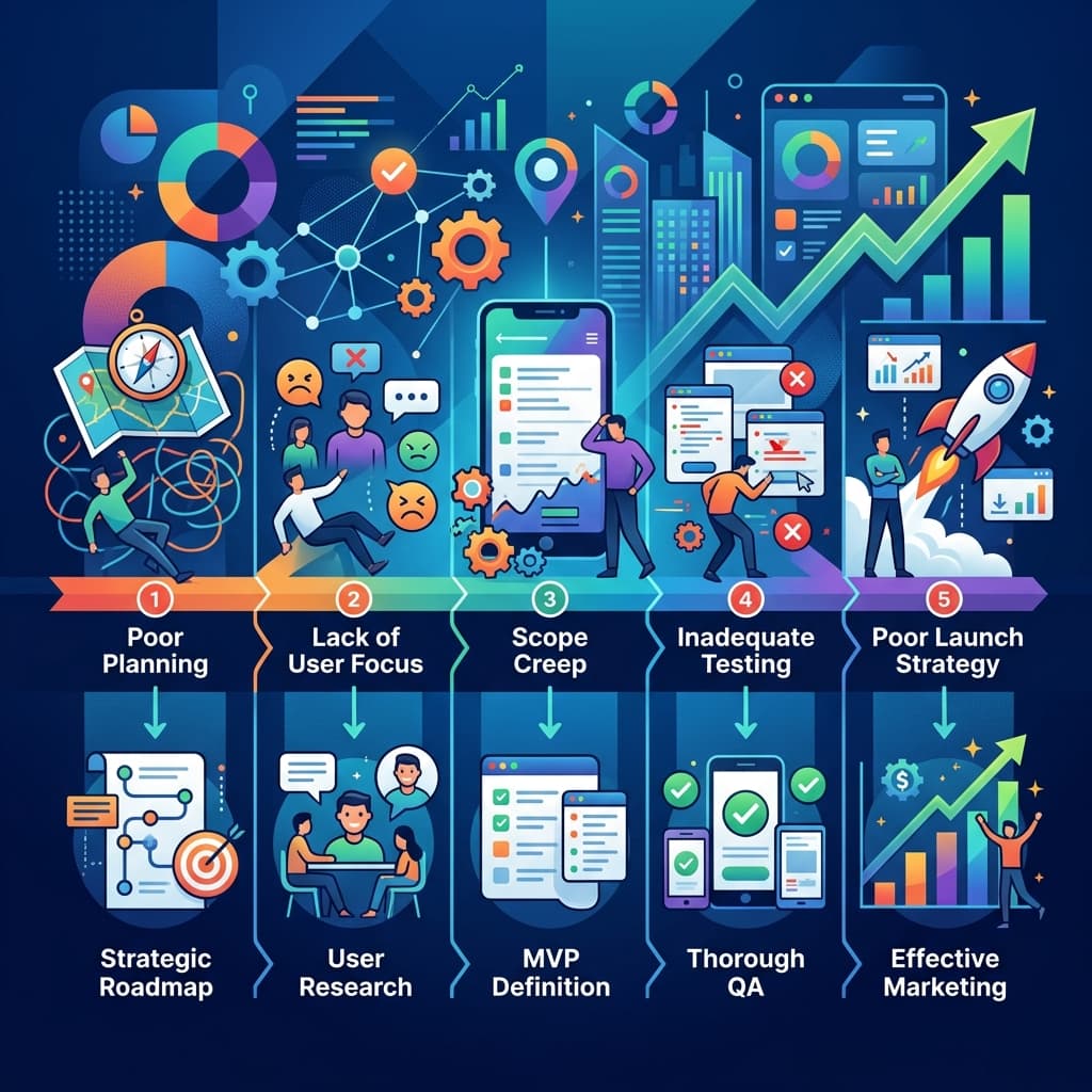Five mistakes that kill mobile app projects