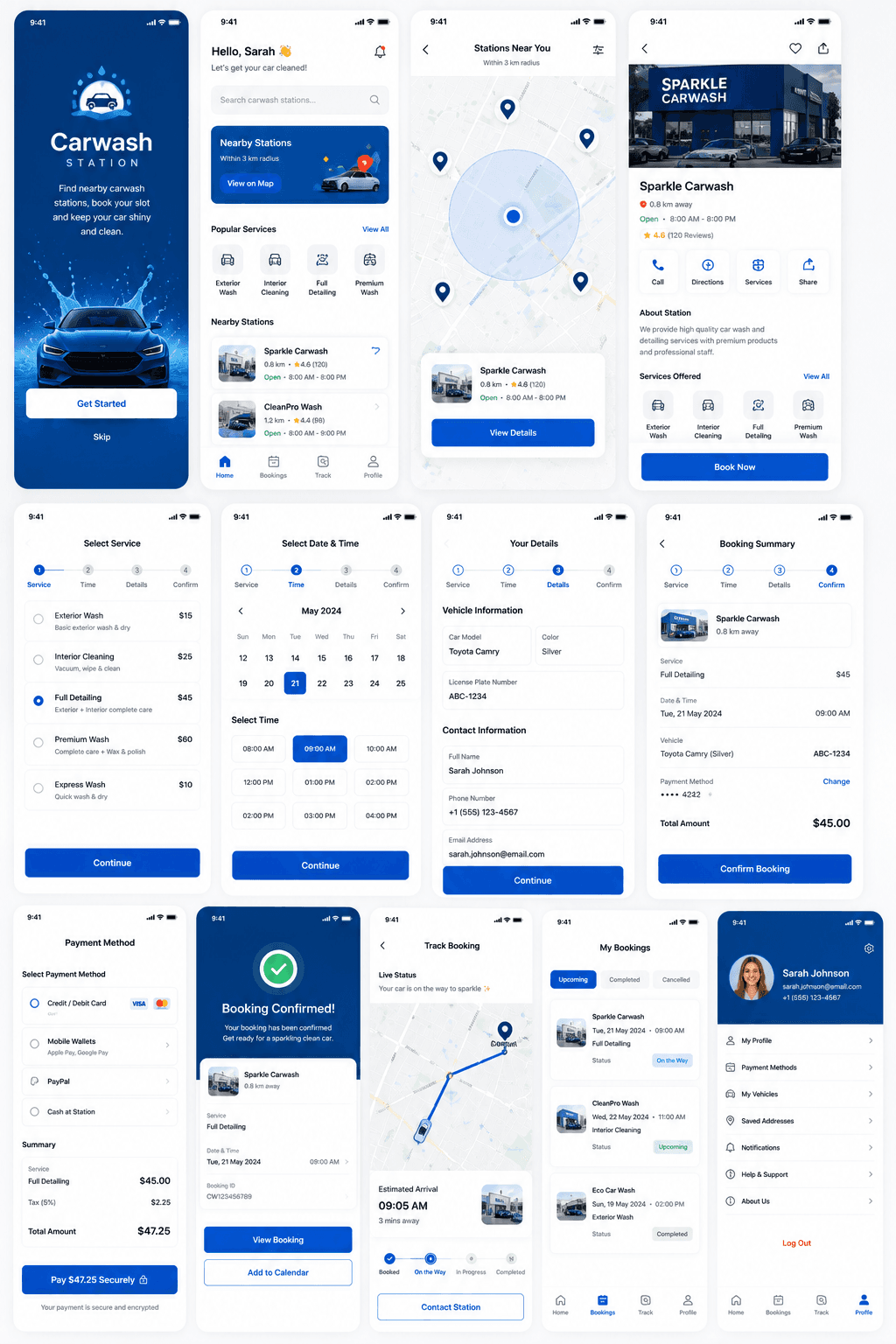Carwash Station App