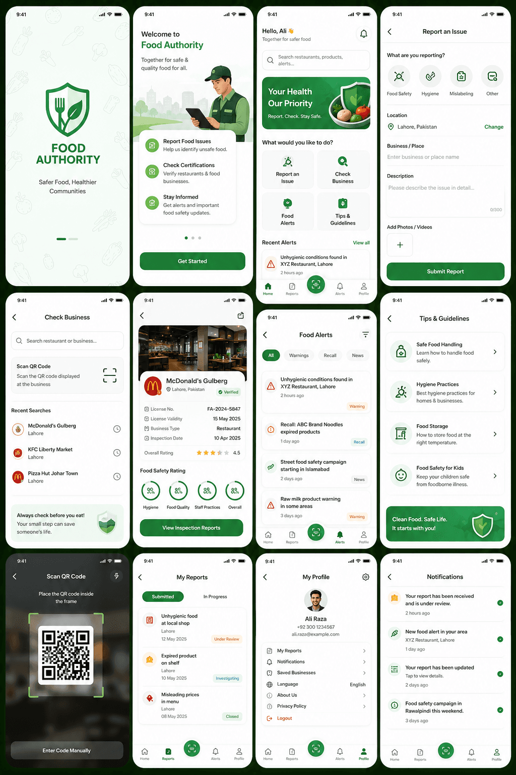 Food Authority App