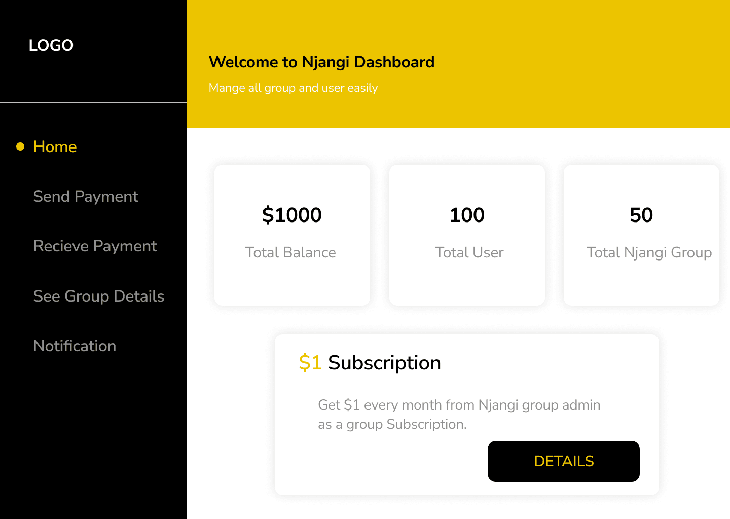 Njangi — Group Savings & Contribution Management App