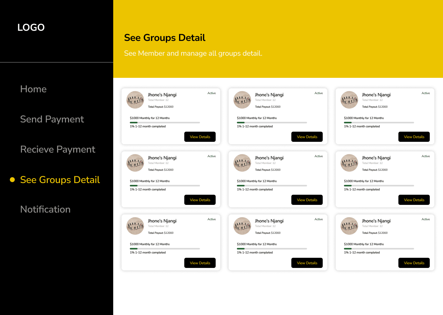 Njangi — Group Savings & Contribution Management App thumbnail 3
